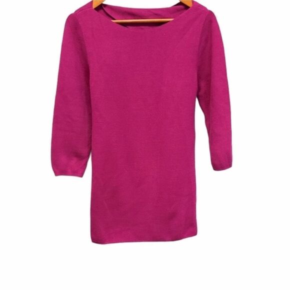 Led Women's Plum 3/4 Sleeve Sweater Size Large - Picture 7 of 7